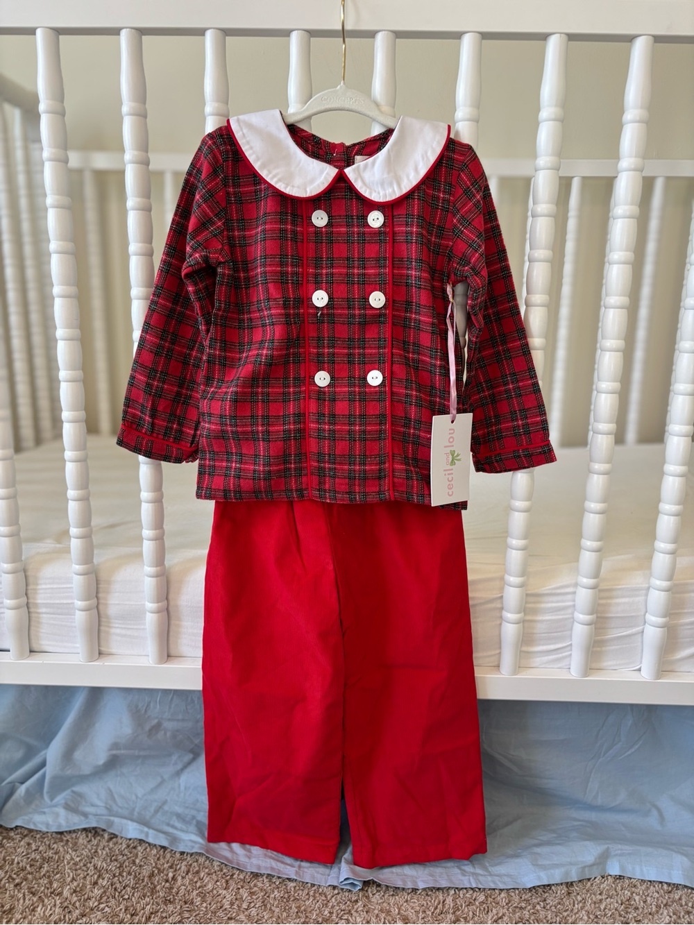 Cecil and Lou Christmas Long Sleeve and Pants Set